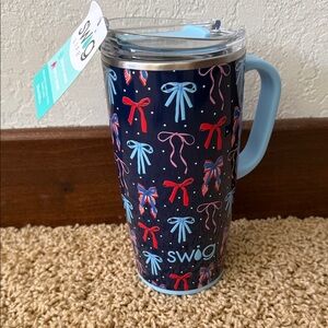 Swig Miss Independence 22oz tumbler with handle